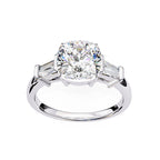 Elegant Solitaire Central Stone Brilliance Ring