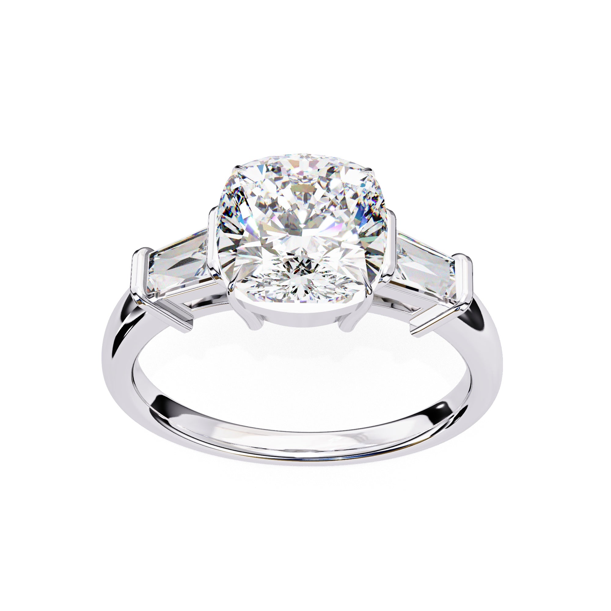 Elegant Solitaire Central Stone Brilliance Ring