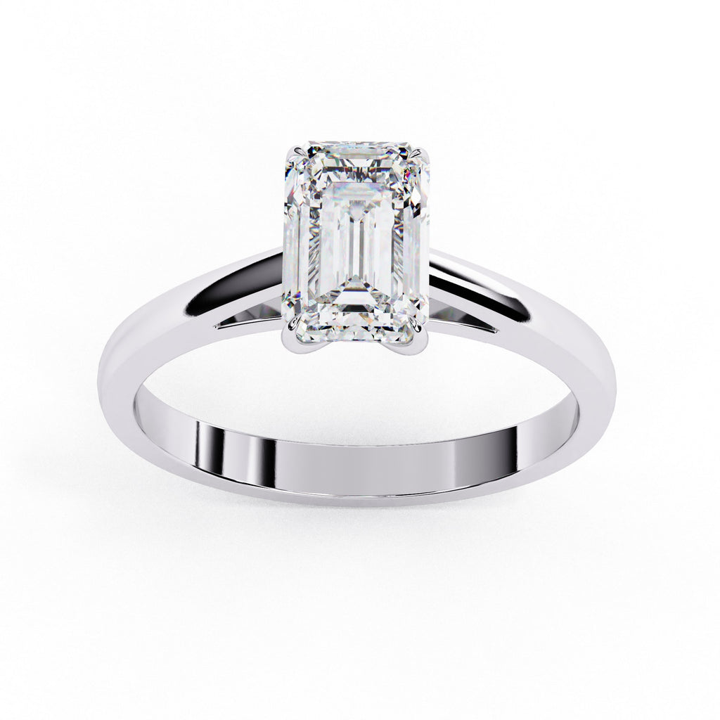 Elegant Solitaire Central Stone Ring