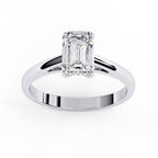 Elegant Solitaire Central Stone Ring