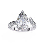 Elegant Side Stone Brilliance Diamond Ring