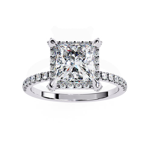 Elegant Central Stone Brilliance Diamond Ring