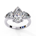 Radiant Multi-Stone Central Cluster Ring