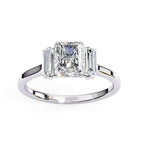 Elegant Multi-Stone Brilliance Central Cluster Ring