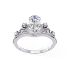 Elegant Radiance Central Stone Diamond Ring