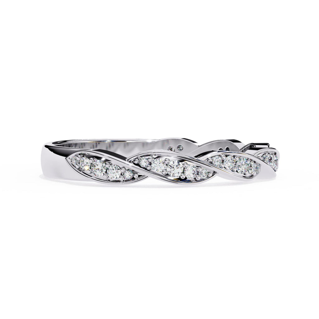 Elegant Diamond Side Stone Brilliance Ring