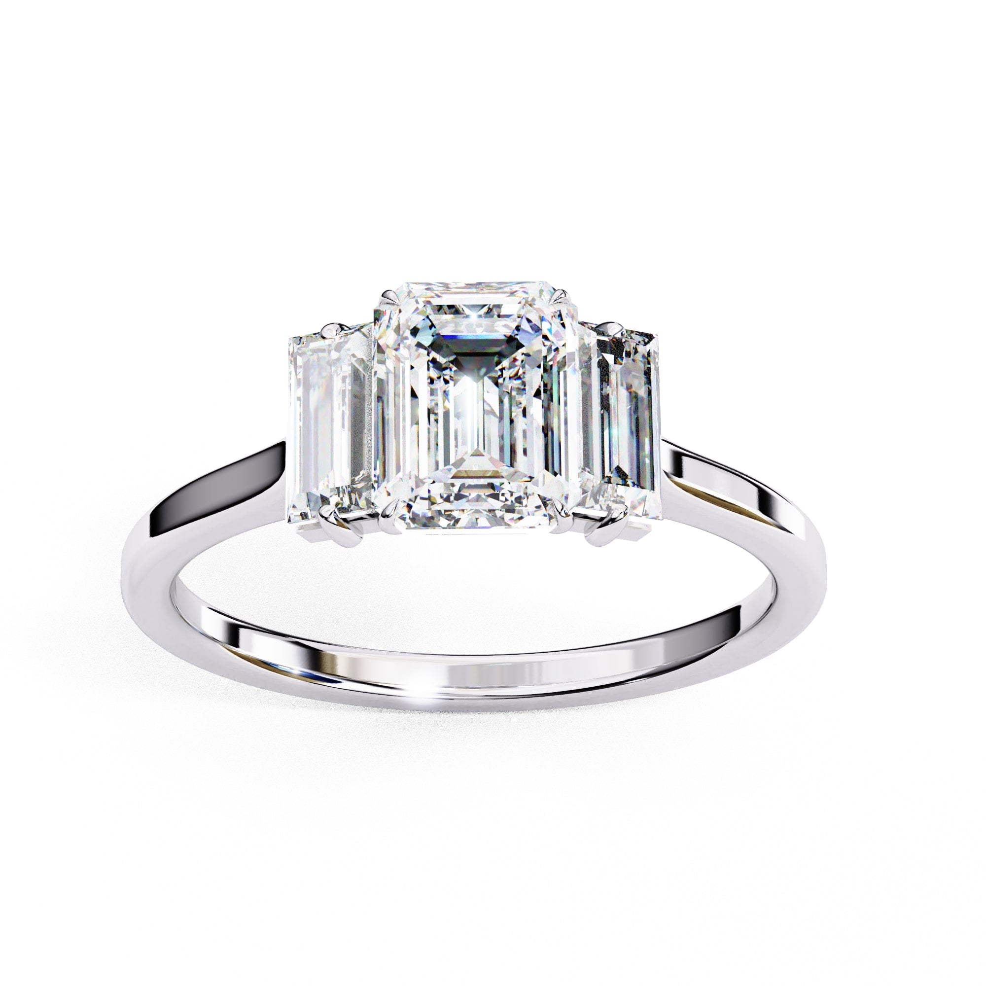Elegant Multi Stone Central Brilliance Ring