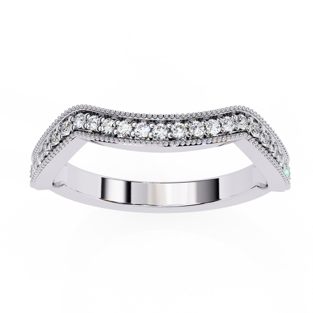 Elegant Diamond Side Stone Brilliance Ring