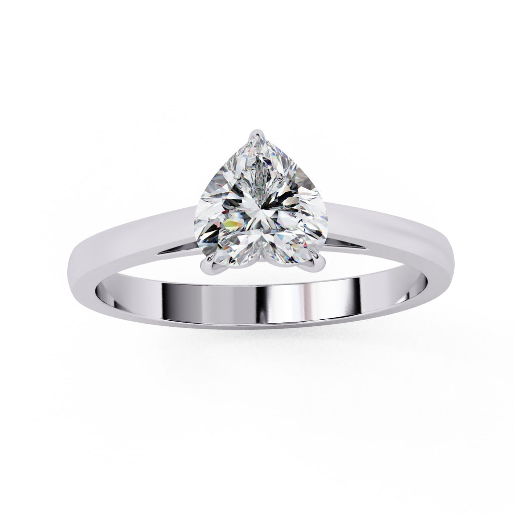 Elegant Solitaire Central Stone Diamond Ring