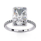 Elegant Diamond Side Stone Brilliance Ring