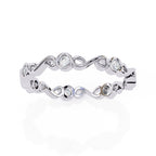 Elegant Diamond Side Stone Brilliance Ring