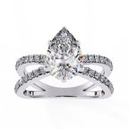 Elegant Brilliance Central Stone Diamond Ring