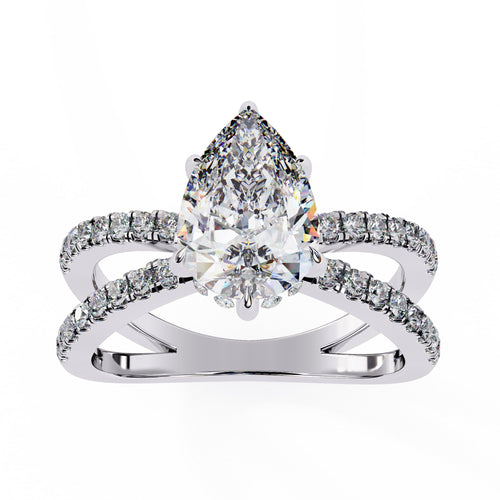 Elegant Brilliance Central Stone Diamond Ring