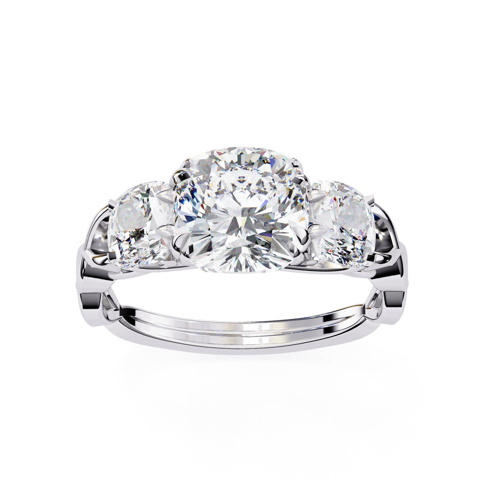 Elegant Central Stone Solitaire Ring
