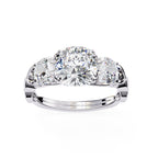 Elegant Central Stone Solitaire Ring