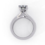 Elegant Solitaire Central Stone Ring