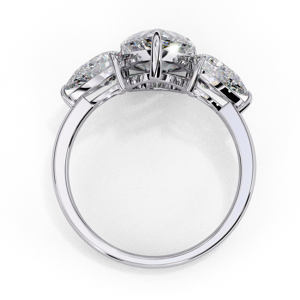 Radiant Multi-Stone Central Cluster Ring