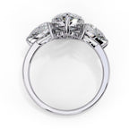 Radiant Multi-Stone Central Cluster Ring