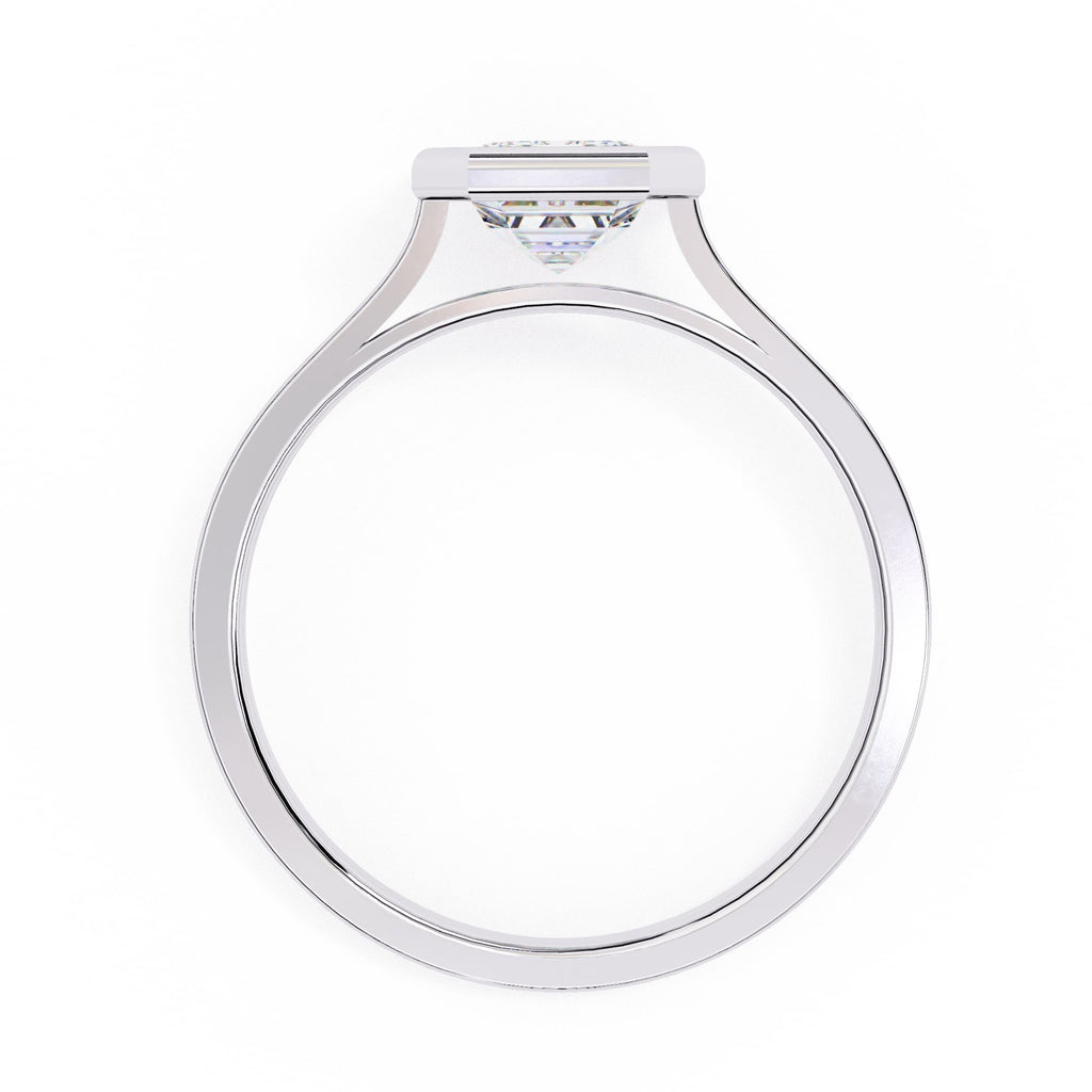 Elegant Central Stone Solitaire Ring