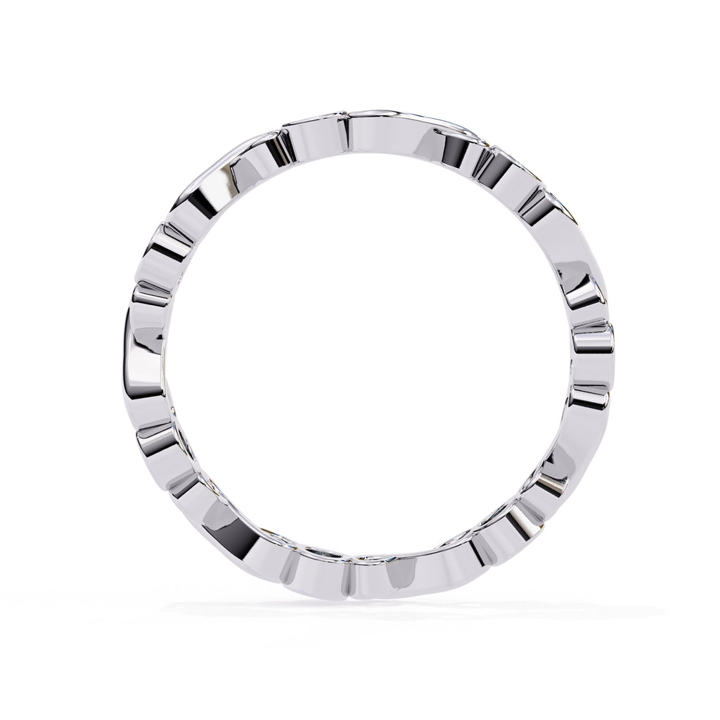 Elegant Diamond Side Stone Brilliance Ring