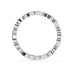 Elegant Diamond Side Stone Brilliance Ring