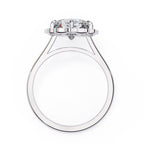 Elegant Diamond Central Stone Ring
