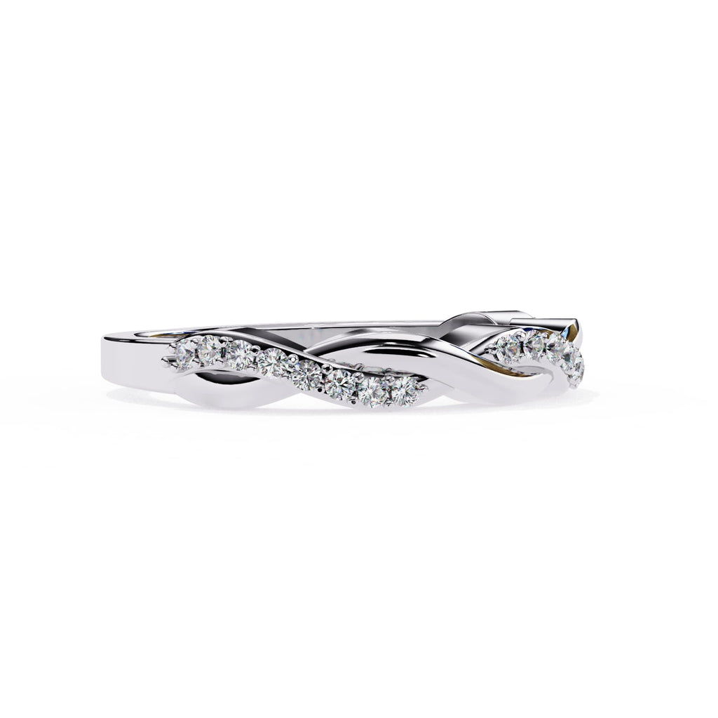 Elegant Diamond Side Stone Brilliance Ring