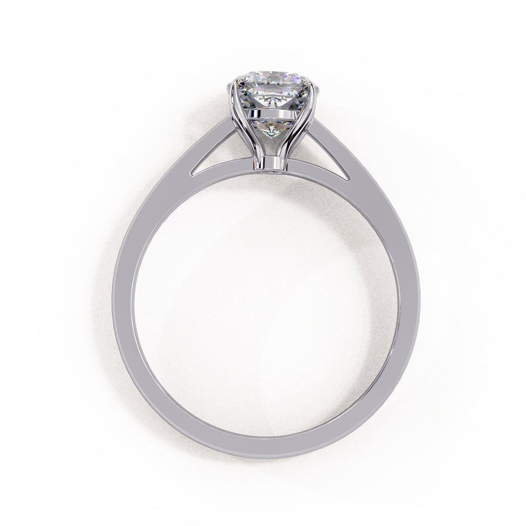 Elegant Central Stone Solitaire Ring