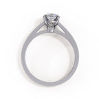 Elegant Central Stone Solitaire Ring