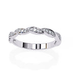 Elegant Diamond Side Stone Brilliance Ring
