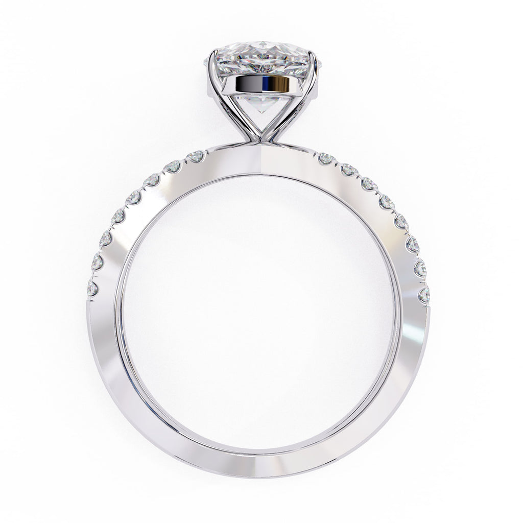 Elegant Brilliance Central Stone Diamond Ring