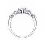 Elegant Radiance Central Stone Diamond Ring