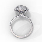 Elegant Diamond Side Stone Brilliance Ring