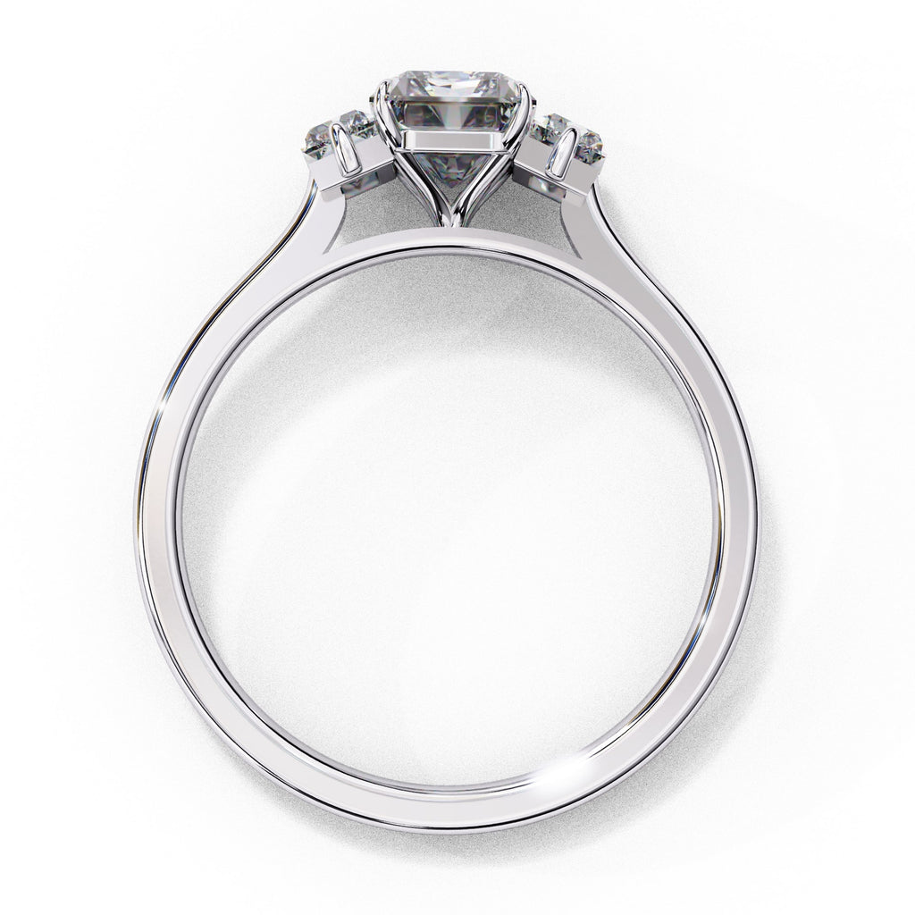Elegant Multi-Stone Brilliance Central Cluster Ring