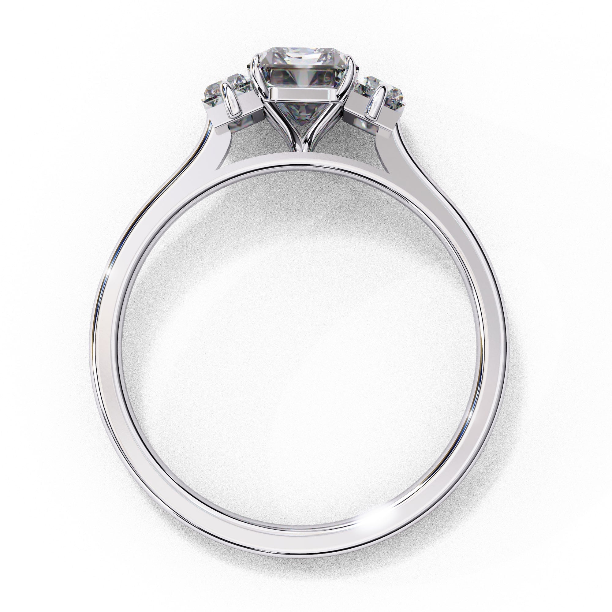 Elegant Multi-Stone Brilliance Central Cluster Ring