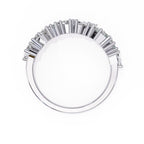 Sparkling Side Stone Diamond Eternity Ring