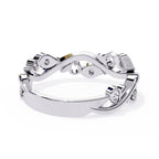 Elegant Diamond Side Stone Brilliance Ring