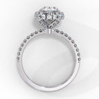 Elegant Diamond Side Stone Brilliance Ring