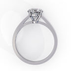 Elegant Solitaire Central Stone Ring