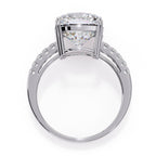 Elegant Diamond Side Stone Brilliance Ring