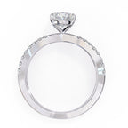 Elegant Radiance Central Stone Diamond Ring