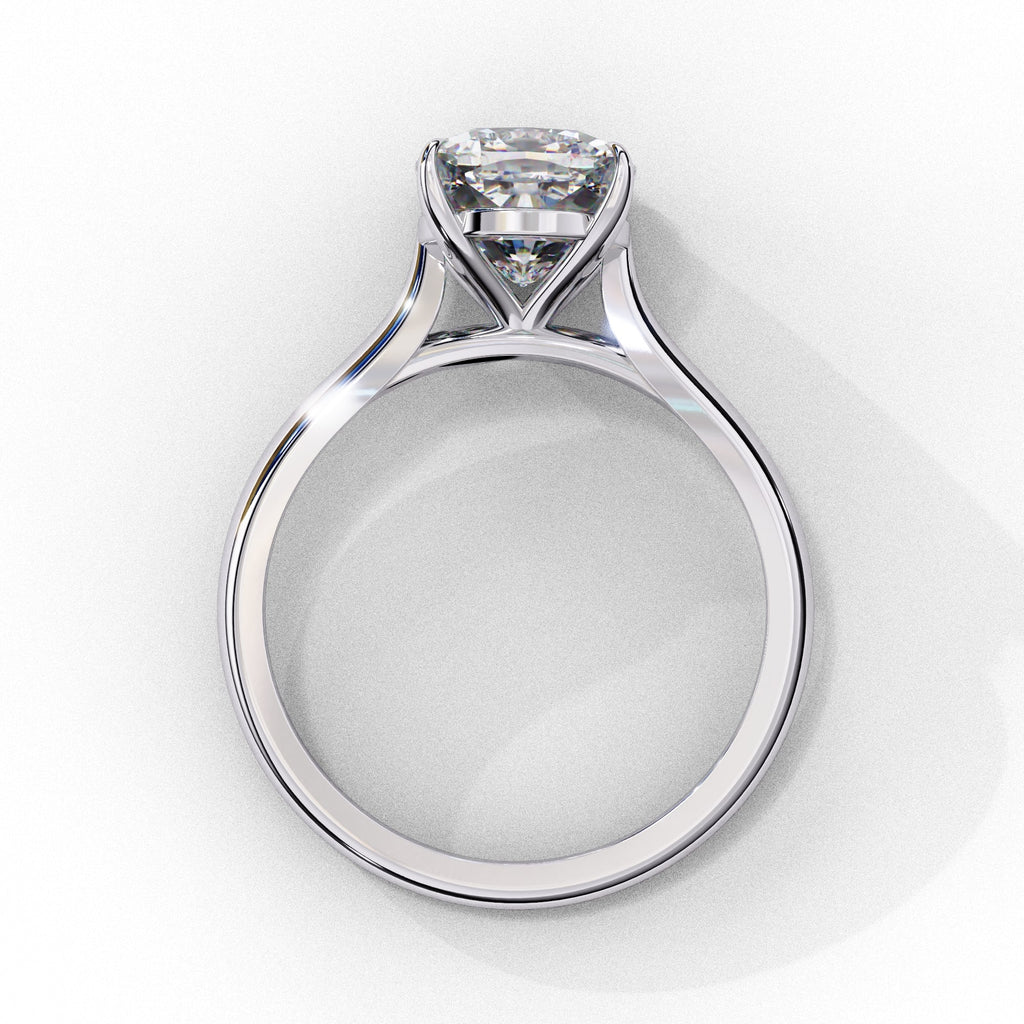 Elegant Central Stone Solitaire Ring