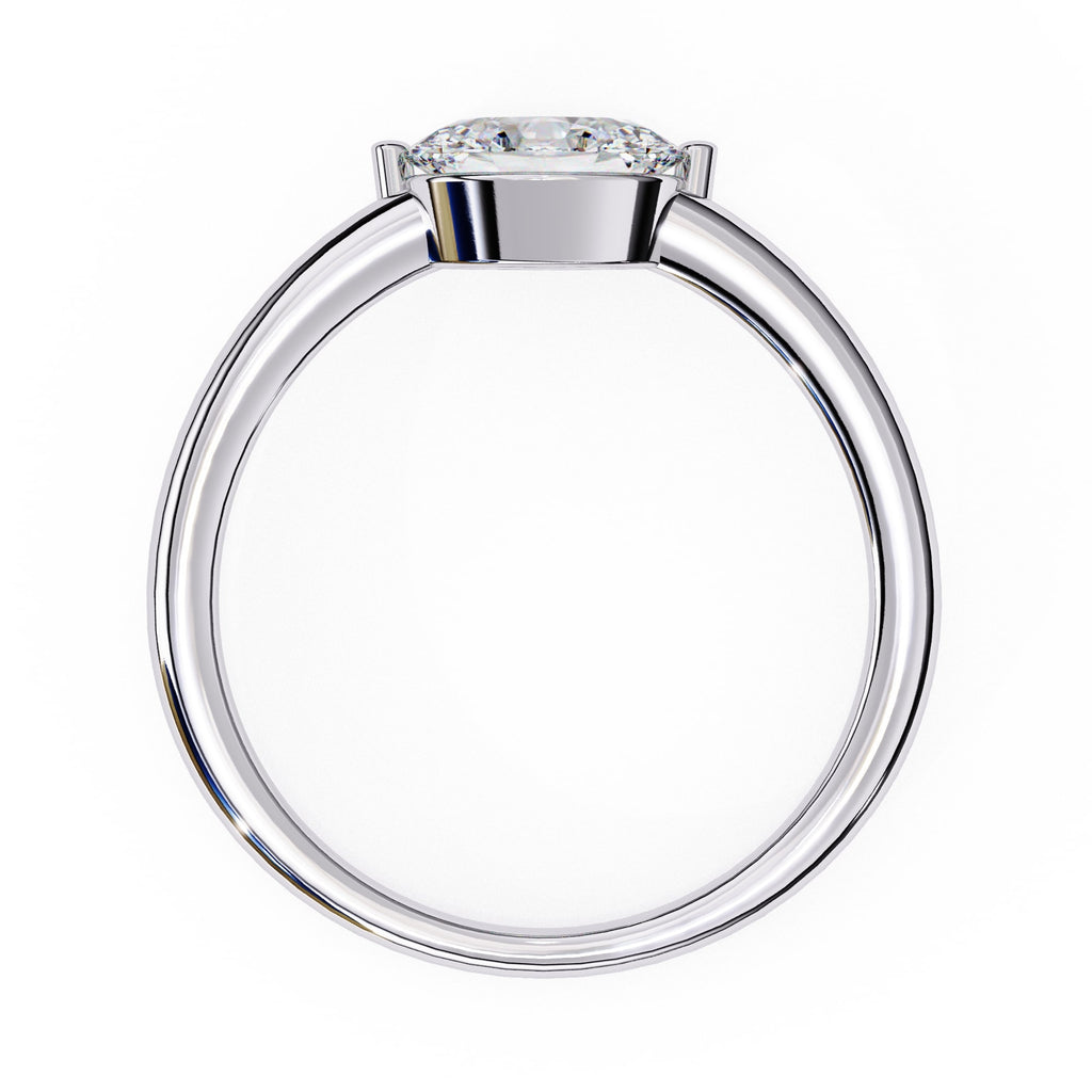 Elegant Solitaire Central Stone Brilliance Ring