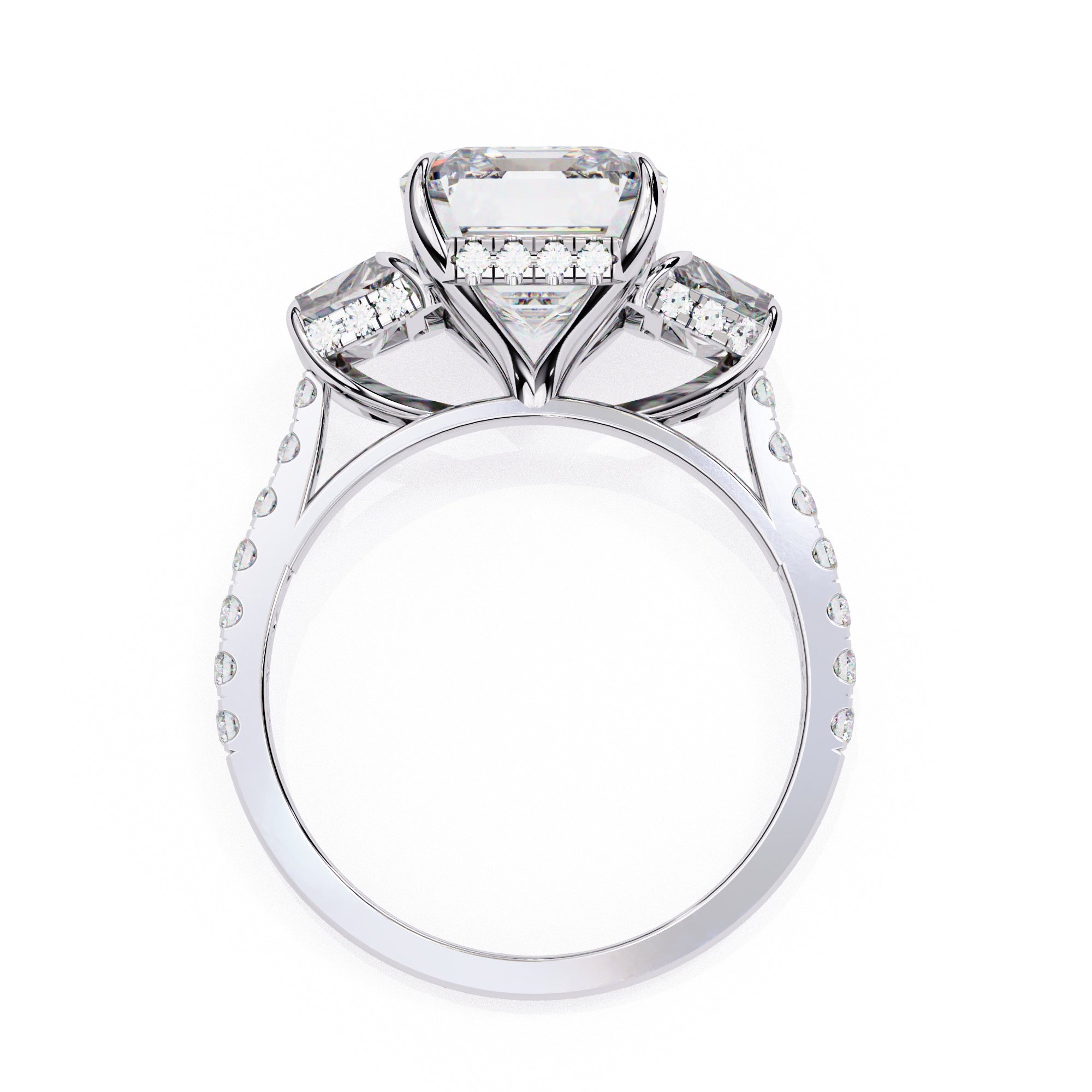 Elegant Central Stone Brilliance Diamond Ring