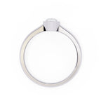 Radiant Solitaire Central Stone Ring