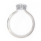 Elegant Diamond Side Stone Brilliance Ring