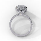Elegant Diamond Side Stone Brilliance Ring