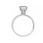 Radiant Central Stone Diamond Halo Ring