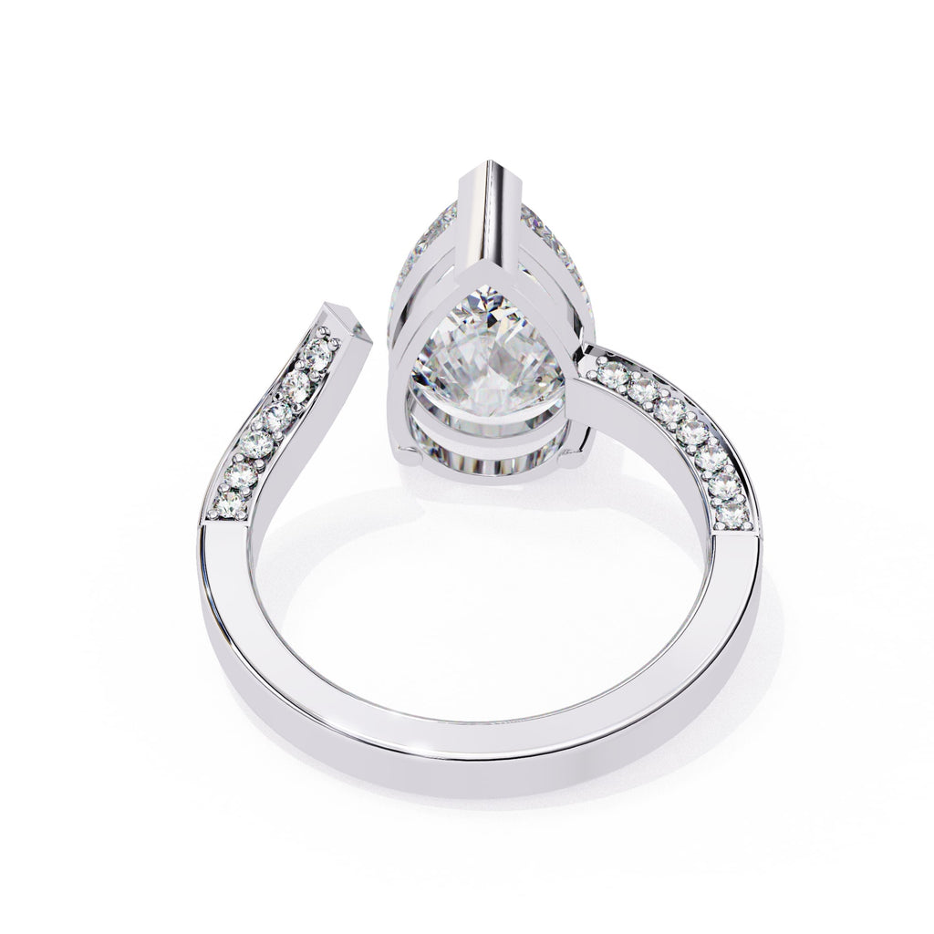 Elegant Side Stone Brilliance Diamond Ring