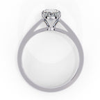 Elegant Solitaire Central Stone Ring